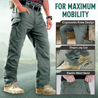 🔥 BESTSELLER | 8PCS $25.99 | Men's waterproof tactical cargo pants