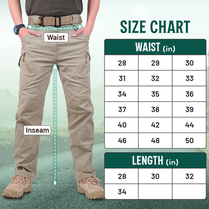 🔥 BESTSELLER | 8PCS $25.99 | Men's waterproof tactical cargo pants