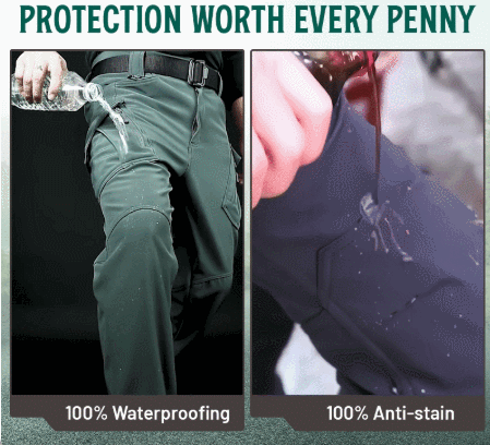 🔥 BESTSELLER | 8PCS $25.99 | Men's waterproof tactical cargo pants